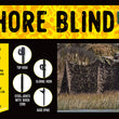 Premium Quality Shore Blind - 55" Tall x 12' Long